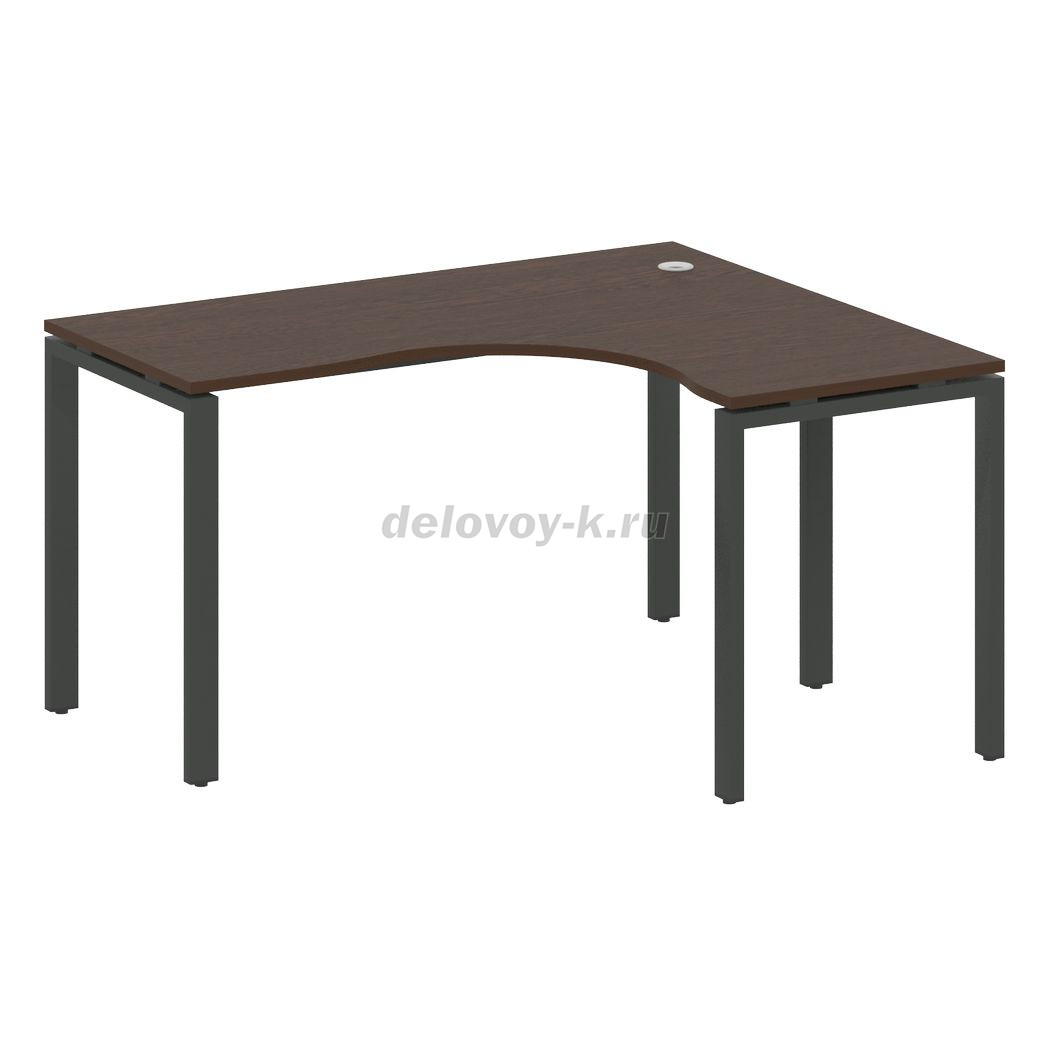 Стол криволинейный правый на П-образном м/к 1400*1200*750  БП.СА-3 Пр фото