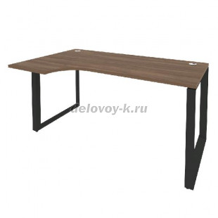 Стол эргономичный левый на О-образном м/к 1580*980*750 O.MO-SA-1L рис1