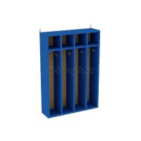 Шкаф для полотенец навесной четырехсекционный ШДП-03 рис1