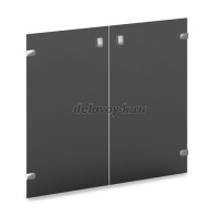 Двери низкие V-012 стеклянные рис1