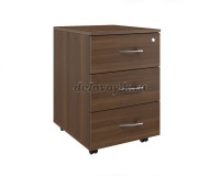 Тумба выкатная с центральным замком|орех рис1