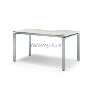 Стол письменный эргономичный на металлокаркасе V-1.5.1М_R 1400*700*750мм рис1