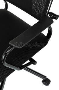 Кресло руководителя Бюрократ CH Balance сетка/ткань крестовина металл черный рис2