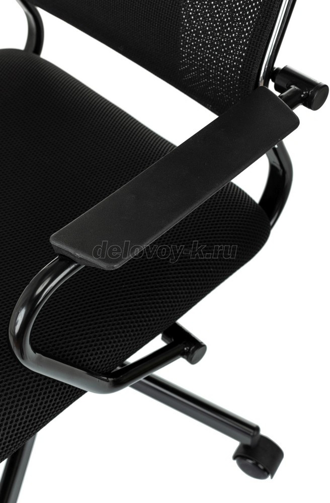 Кресло руководителя Бюрократ CH Balance сетка/ткань крестовина металл черный фото 2