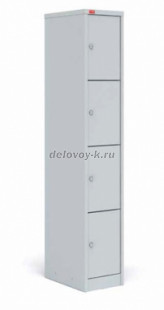 Шкаф металлический для сумок односекционный ШРМ-14/400  400*500*1860мм рис1