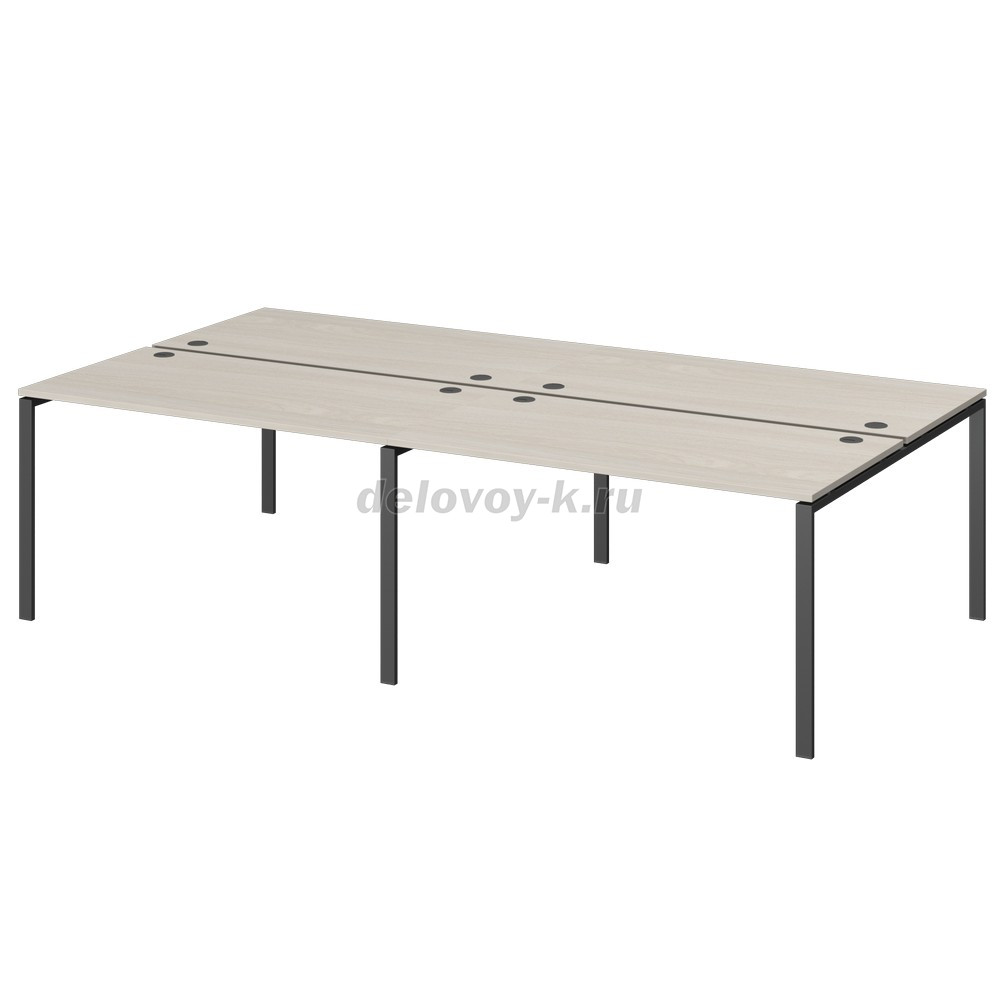 Бенч двойной на 4 рабочих места АМБ-002-4 2400*1496*760мм фото