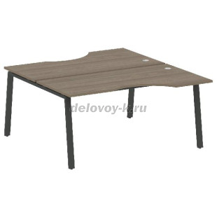 Рабочая станция криволинейная на А-образном м/к 1600*1835*750  БА.РАС-СА-2.1 рис1