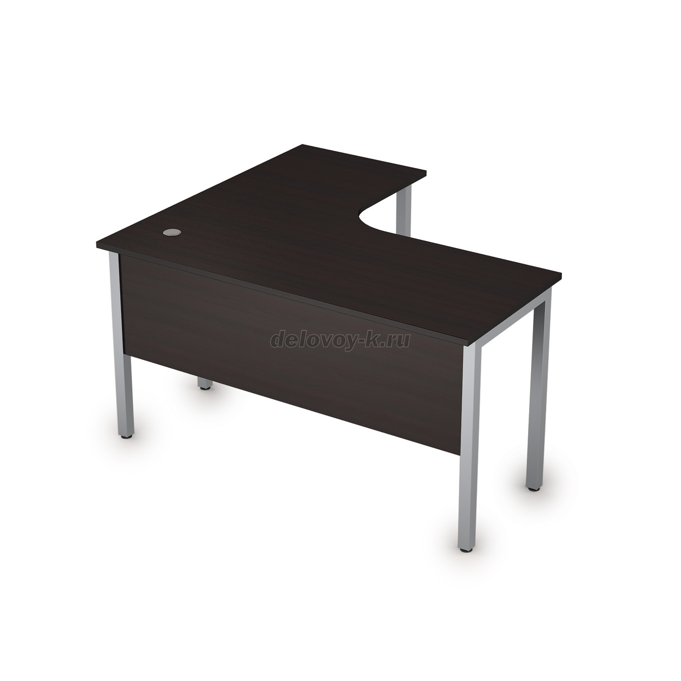 2МД.131 Стол криволинейный правый на металлических опорах (1400*1200*750) фото